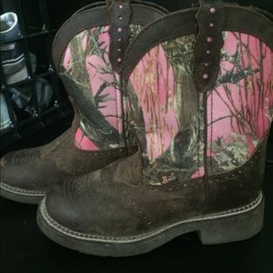 Justin Ladies Gypsy Western Boot lightly worn